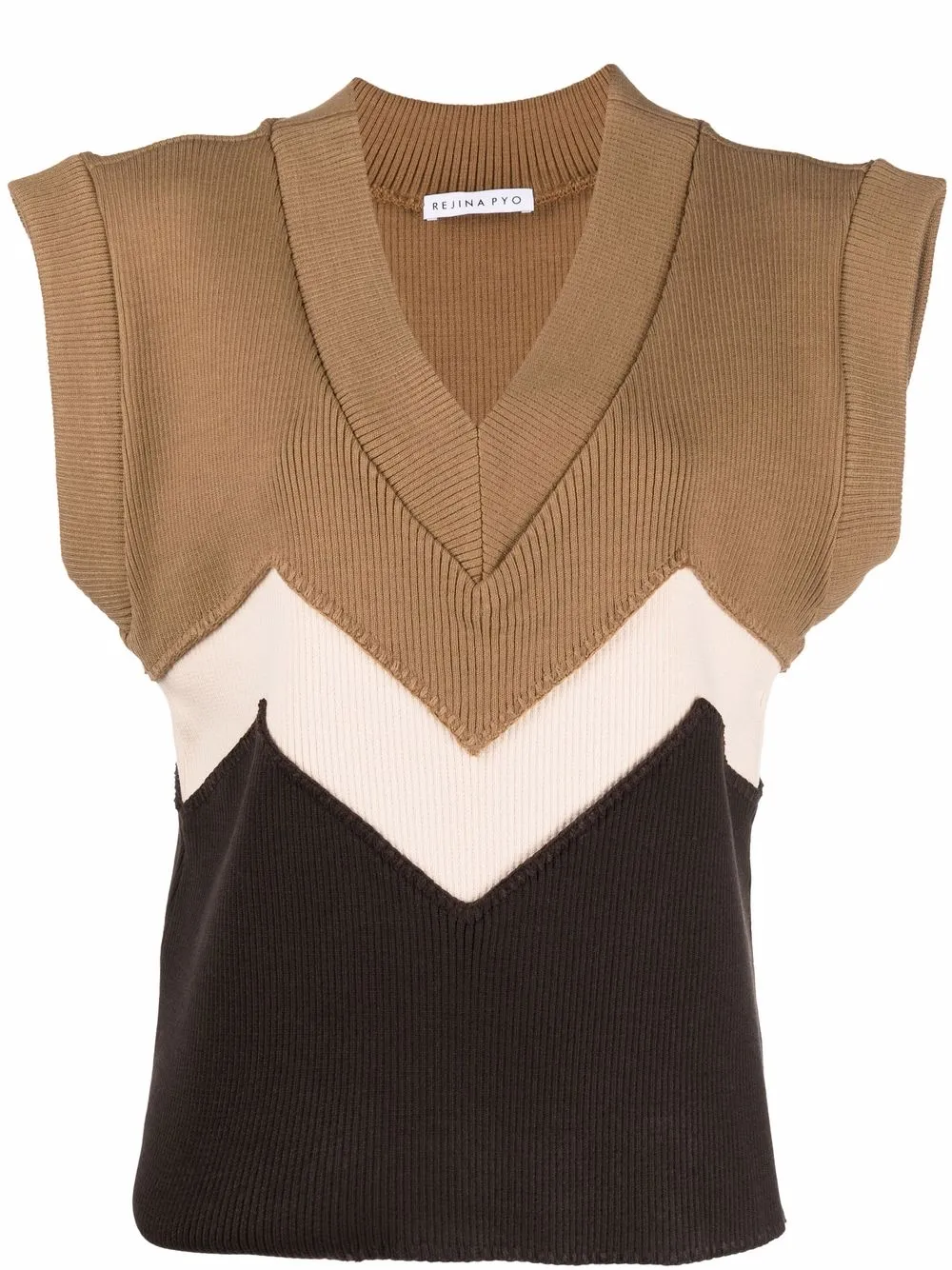 Rejina Pyo джемпер без рукавов с V-образным вырезом