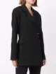 GANNI relaxed off-centre button-front suit blazer