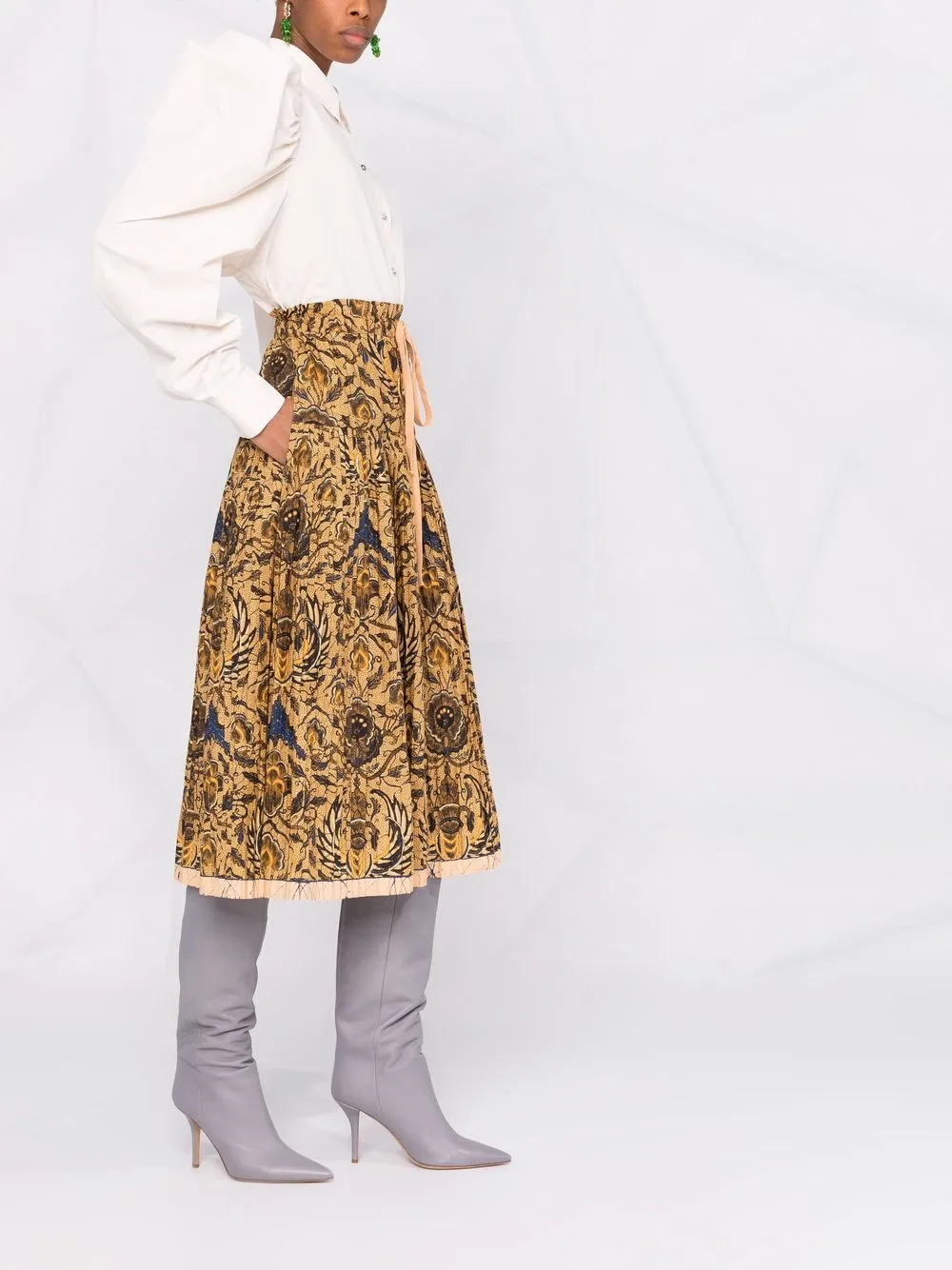 Ulla johnson chantal on sale floral maxi skirt
