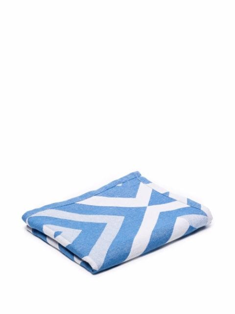 Frescobol Carioca Angra diamond-print beach towel