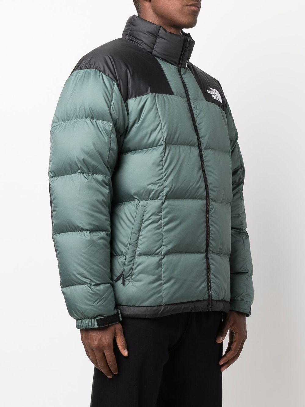 фото The north face пуховик с логотипом