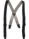 N.Peal crossover-strap braces - Grey
