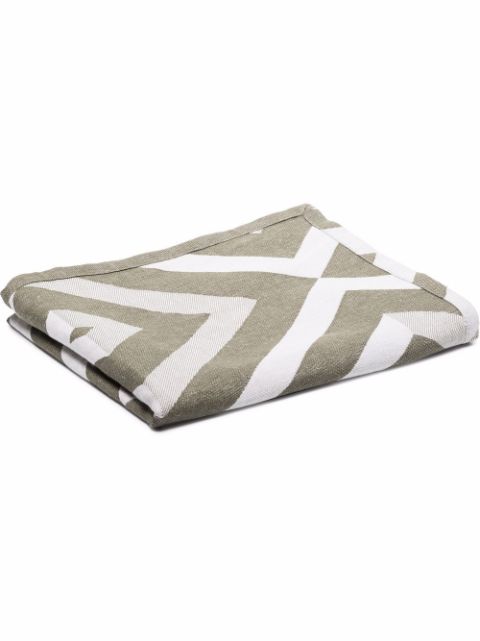 Frescobol Carioca Angra diamond-print beach towel