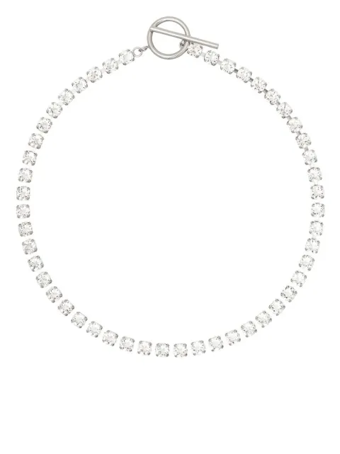 ISABEL MARANT crystal-embellished tennis necklace