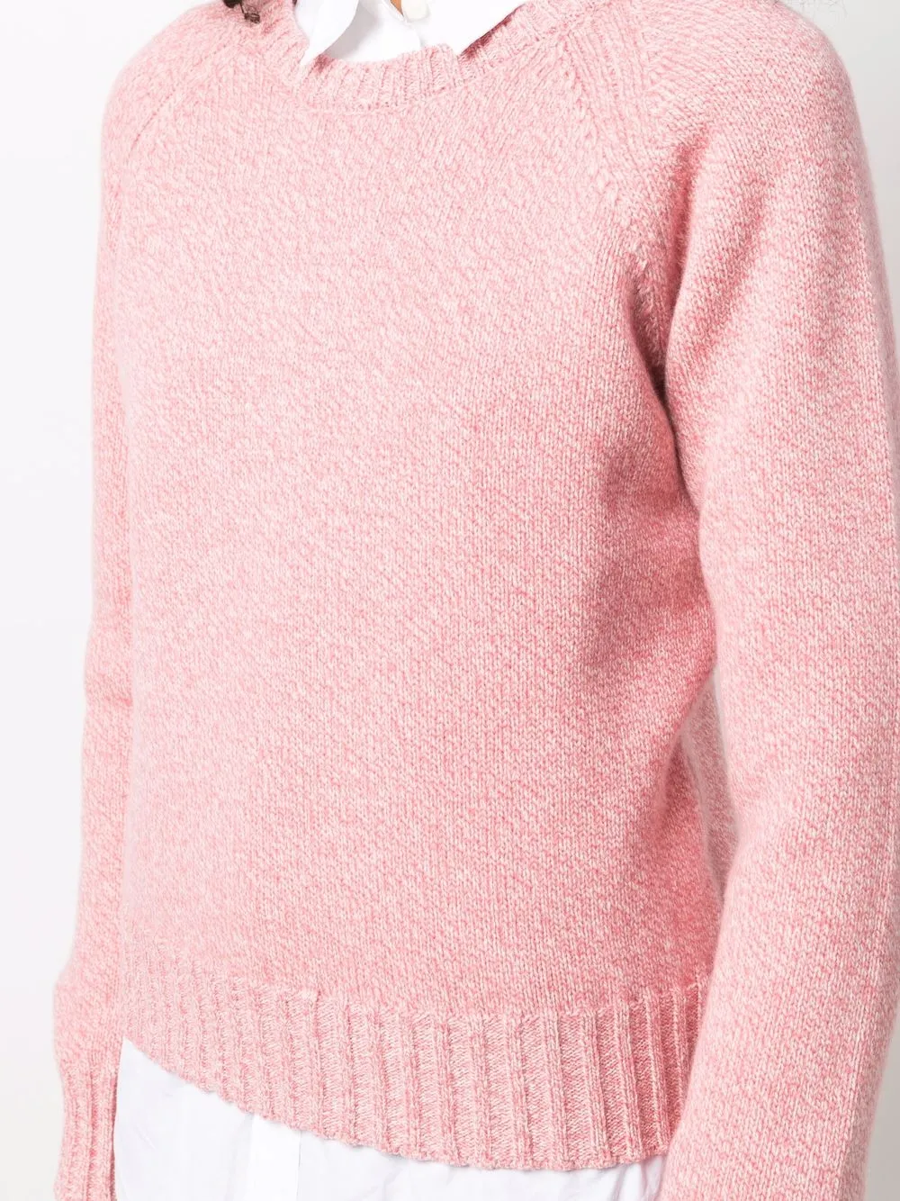 Apc Alyssa Long-sleeve Knitted Jumper In Rosa