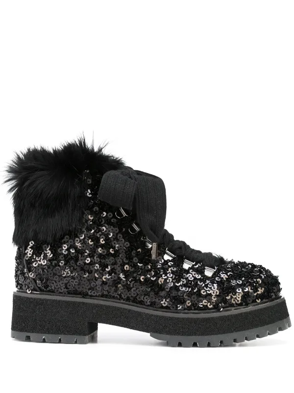 AGL Botines Bordados Con Lentejuelas - Farfetch
