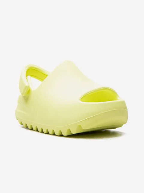 Adidas Yeezy Kids Yeezy "Glow Green" clogs