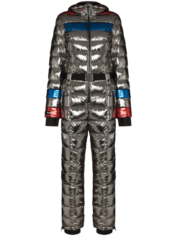 metallic ski jumpsuit