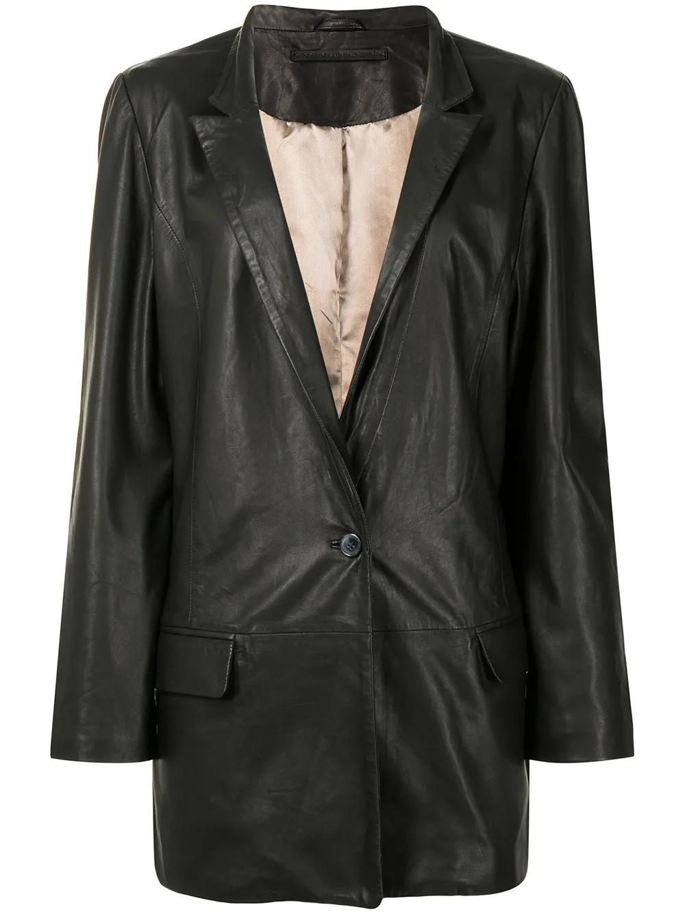 Munderingskompagniet кожаный блейзер Coco
