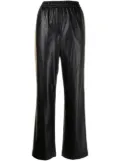 Goen.J faux-leather lounge trousers - Black