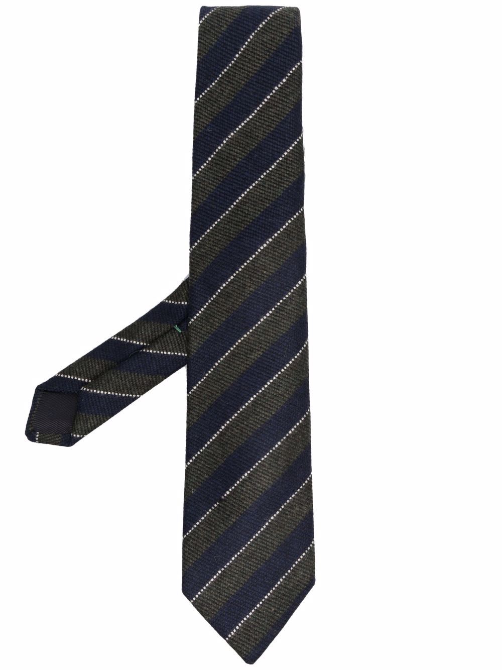 фото Borrelli striped wool tie