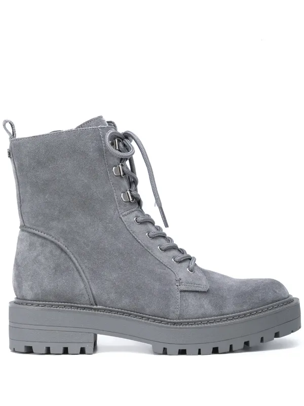 suede combat boots