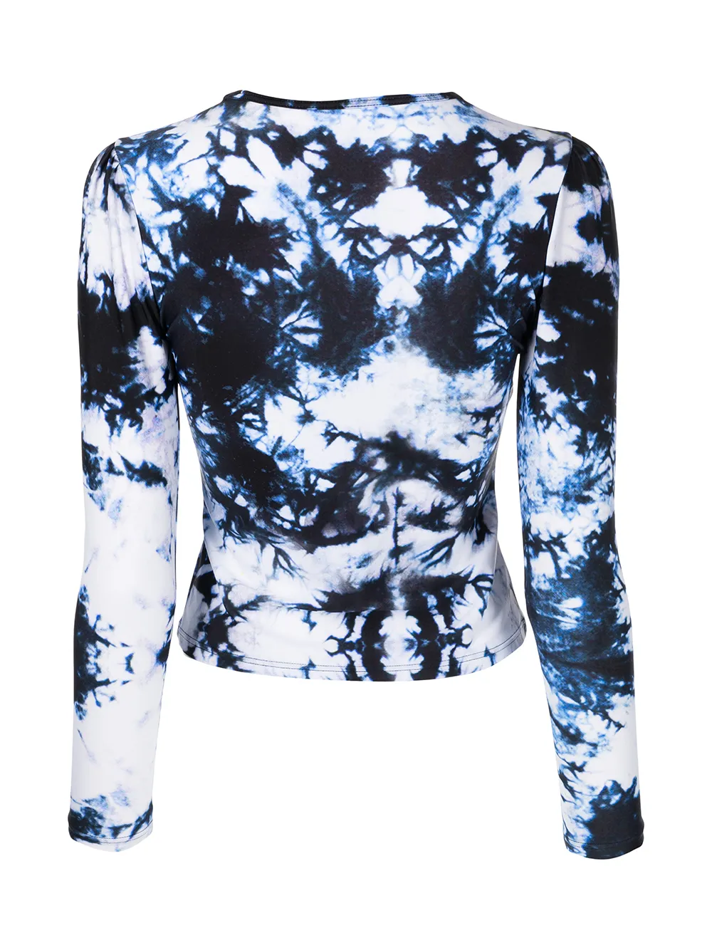 Cynthia Rowley T-shirt met tie-dye print - Blauw