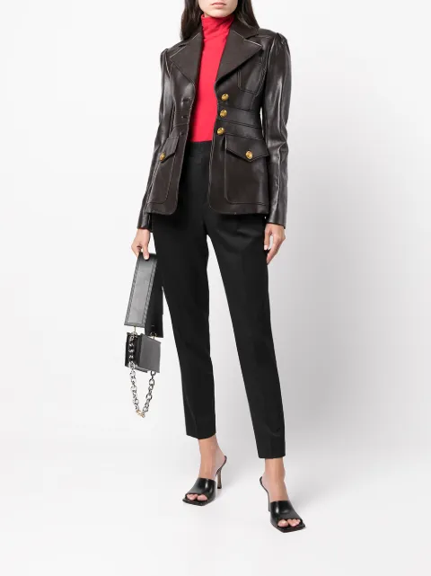 Shop A.L.C. Amelia vegan leather jacket 