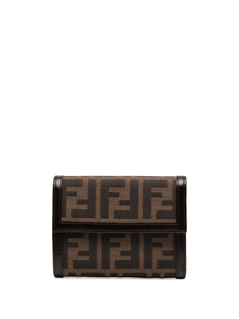 фото Fendi pre-owned бумажник zucca 1990-х годов