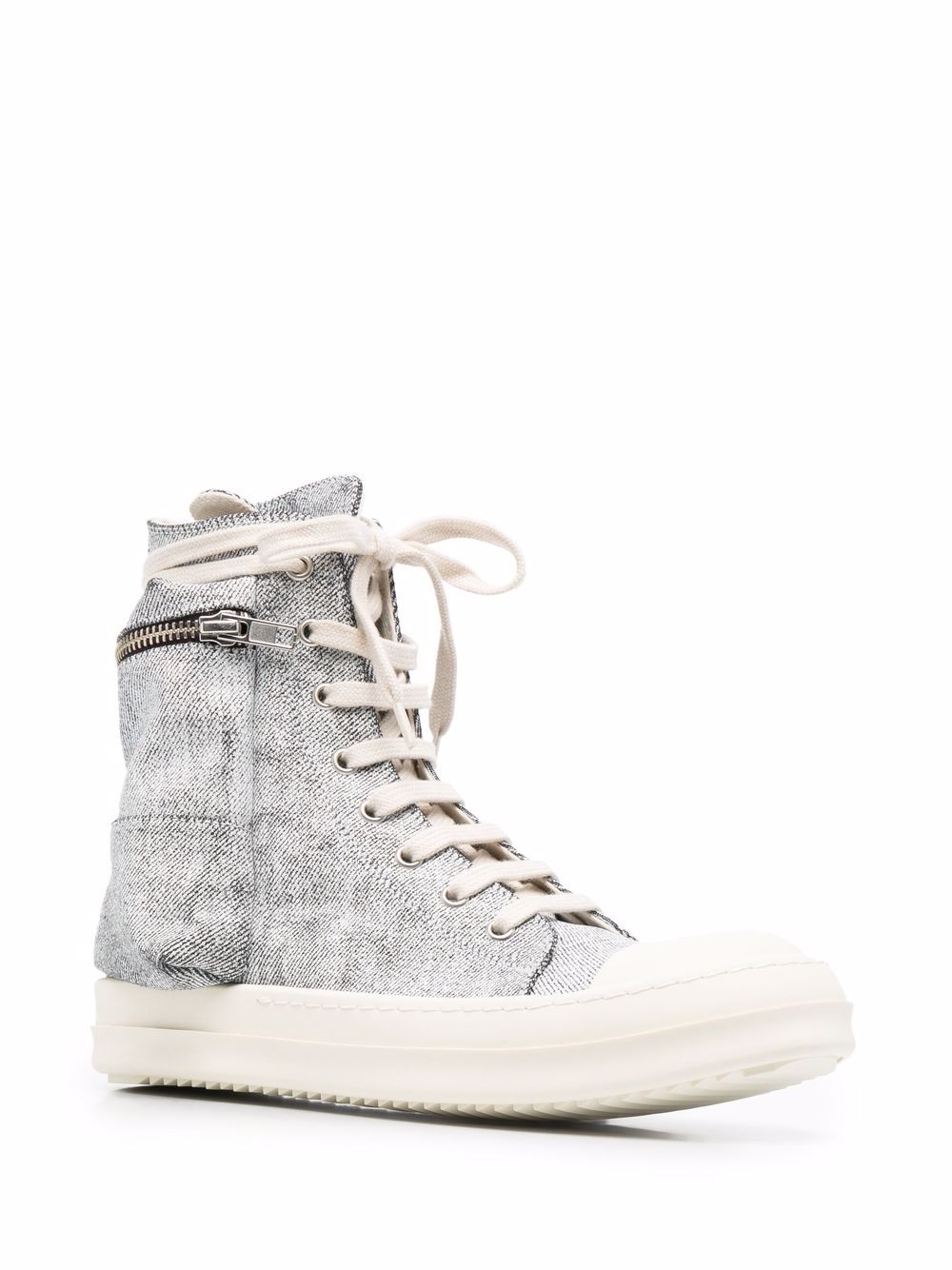 фото Rick owens drkshdw высокие кеды на платформе