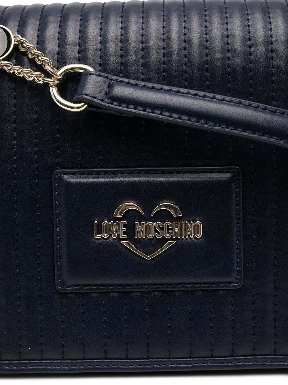 фото Love moschino стеганая сумка на плечо с логотипом