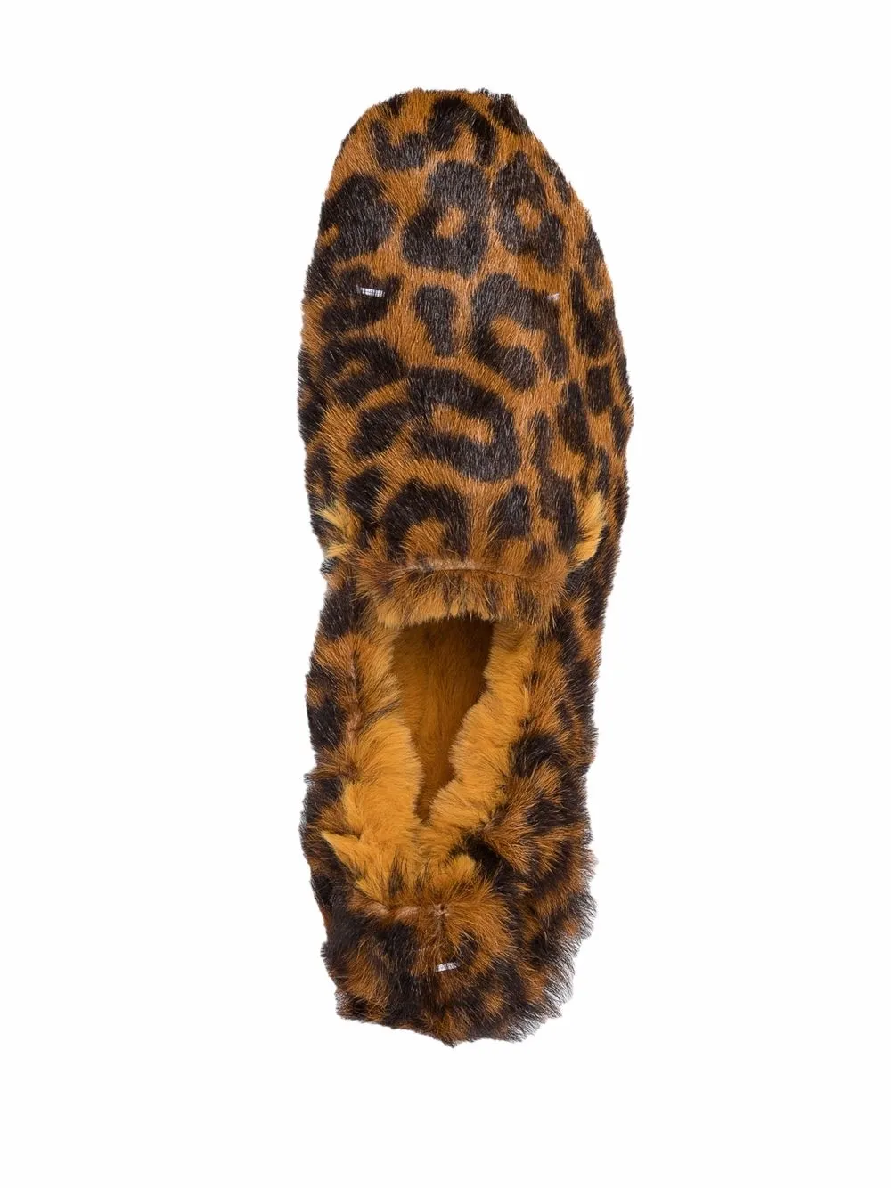 Maison Margiela Leopard Print Slippers In Animal Print