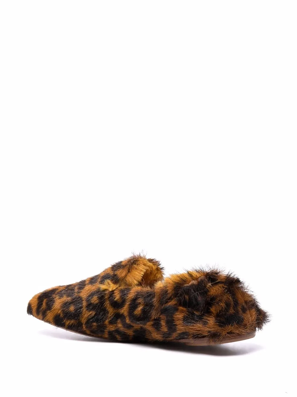 Maison Margiela Leopard Print Slippers In Animal Print