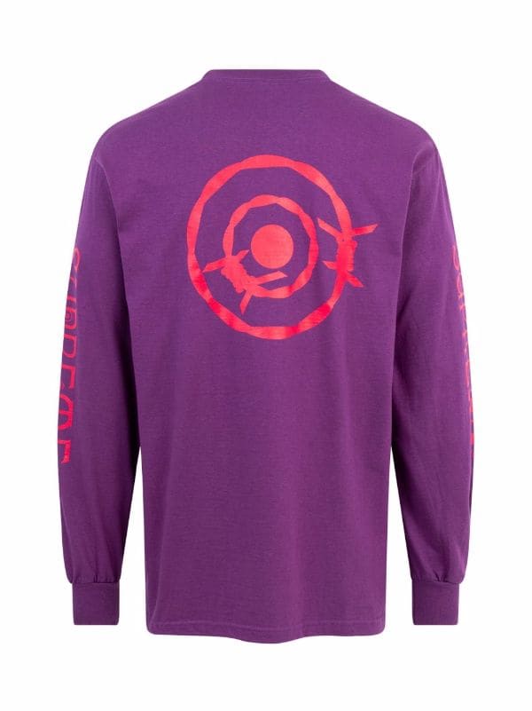 Supreme purple long clearance sleeve