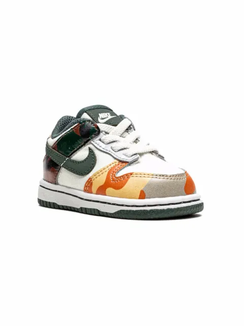 Nike Kids Dunk Low "Sail Multi-Camo" sneakers