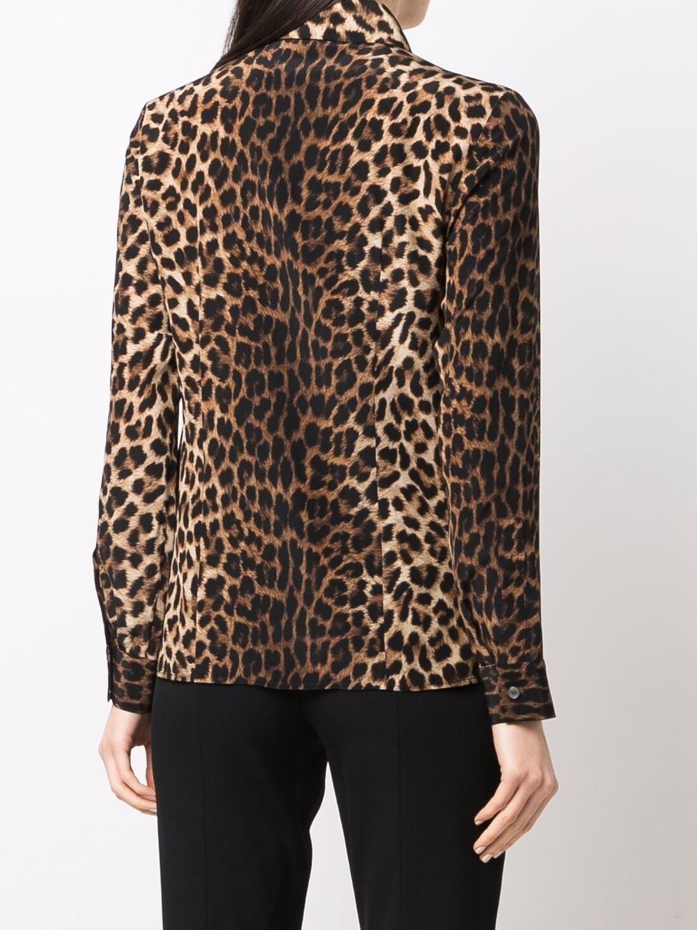 рубашка с леопардовым принтом Michael Michael Kors 1726012454