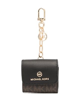 Michael Kors clip-on Monogram Wallet - Farfetch