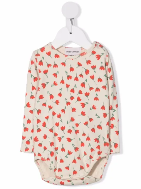 Bobo Choses floral-print bodysuit