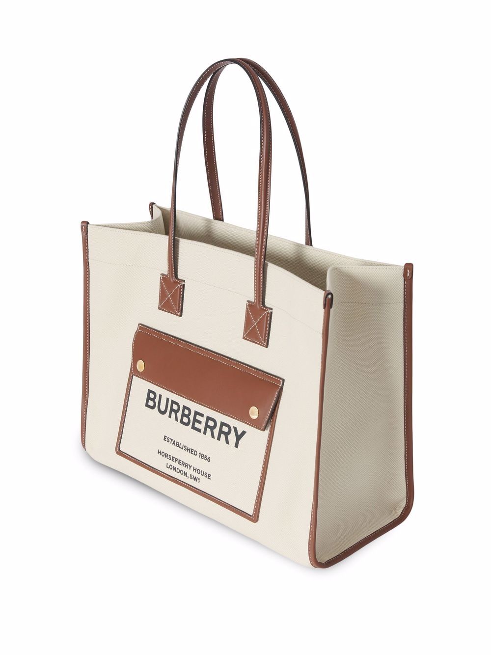 Burberry medium two-tone Freya bag - FARFETCH