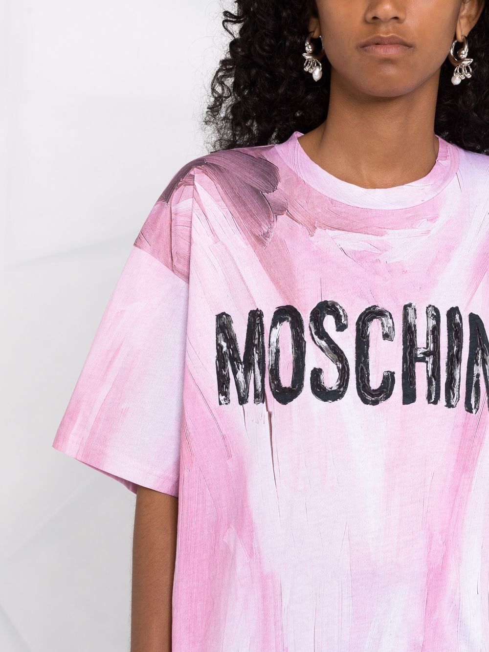 фото Moschino футболка с логотипом