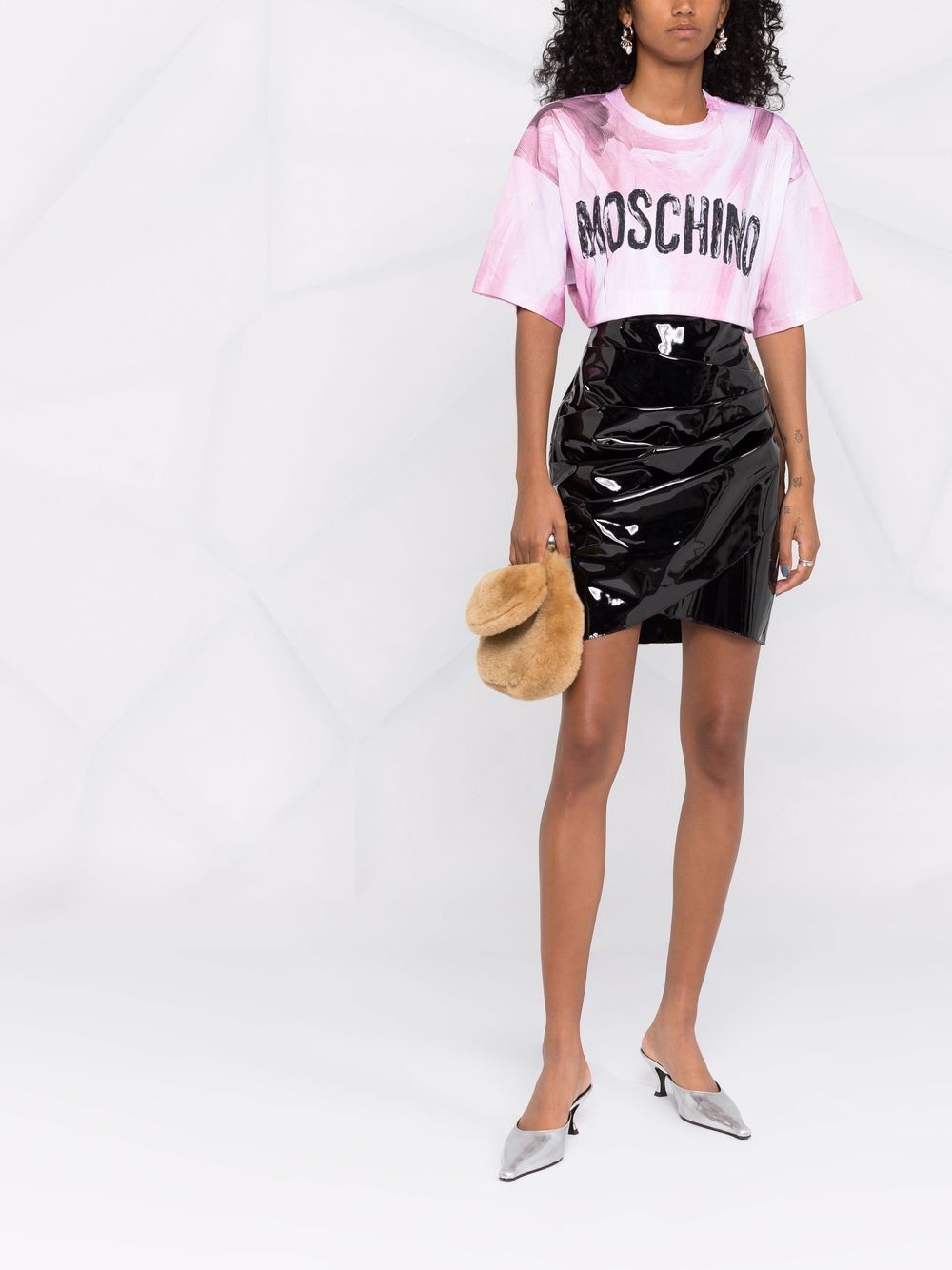 фото Moschino футболка с логотипом