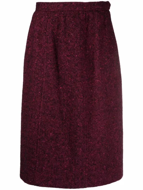 Saint Laurent Pre-Owned falda recta 1980