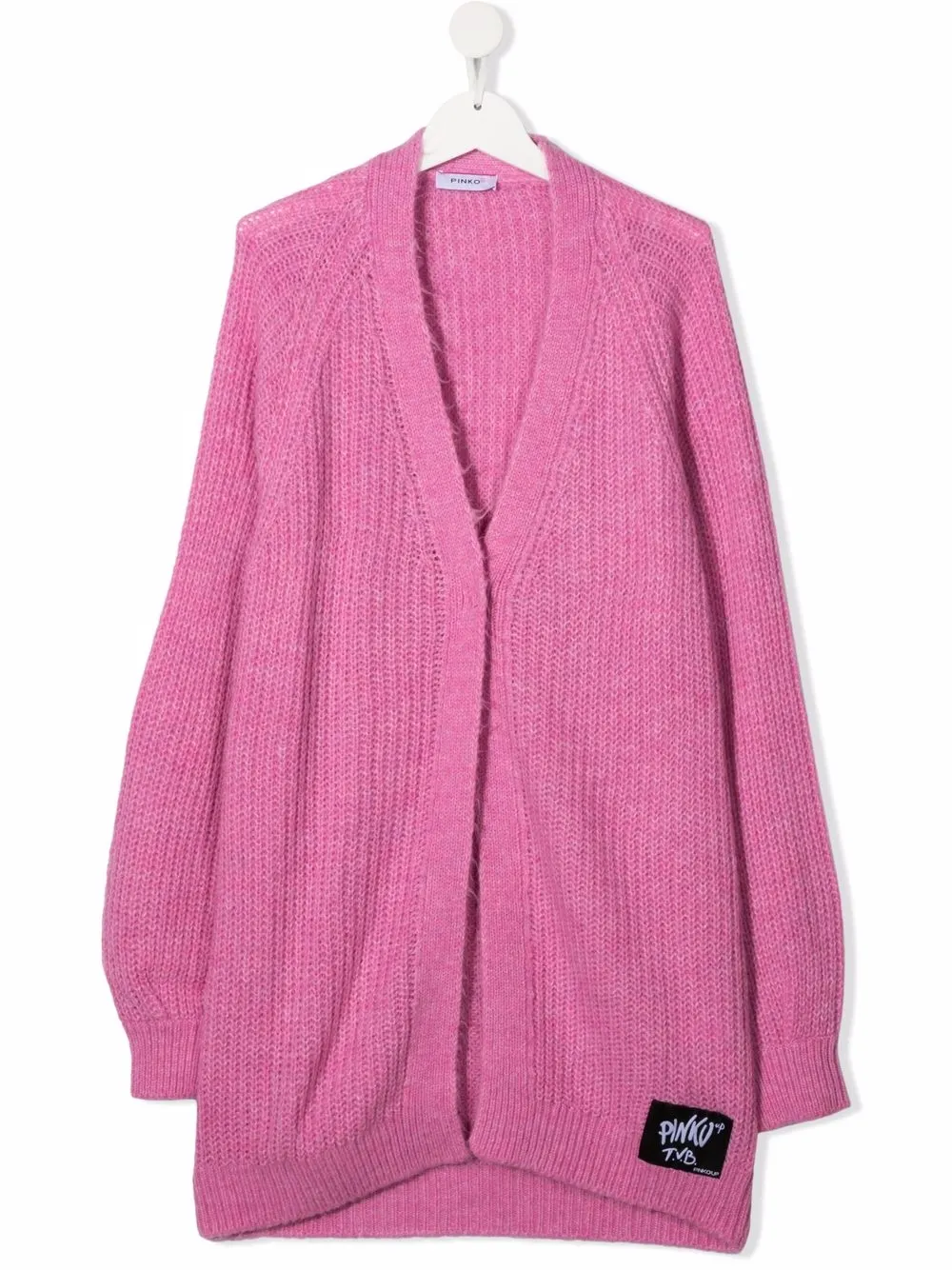 

Pinko Kids TEEN ribbed-knit cardigan