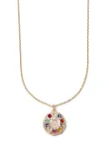 Bleue Burnham 9kt yellow gold sapphire necklace