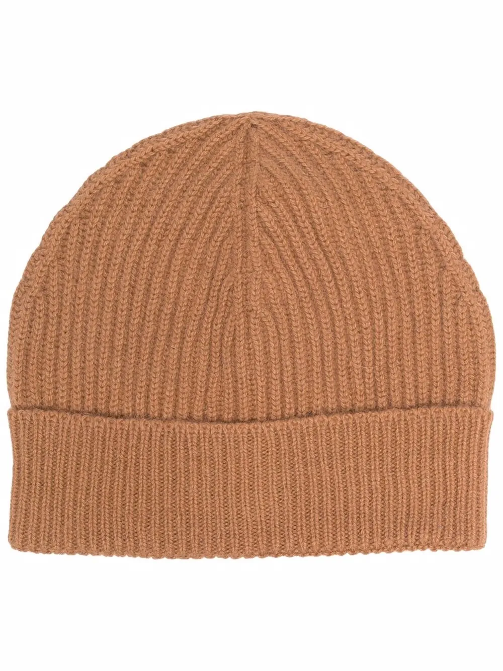 

Maison Margiela gorro tejido de canalé - Marrón