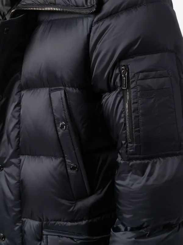 【送料&関税込】Moorer Zip-up Jacket With Hood Moorer Padded zip-up Hooded Down Jacket | Black | FARFETCH