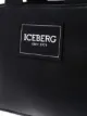 Iceberg small logo-patch tote bag