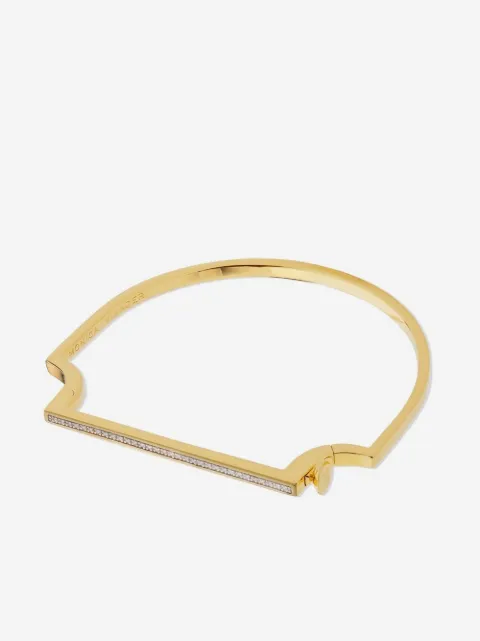 Monica Vinader Signature smal diamantarmband