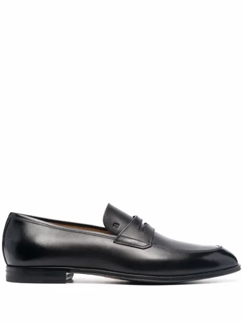 Bally leather penny loafers