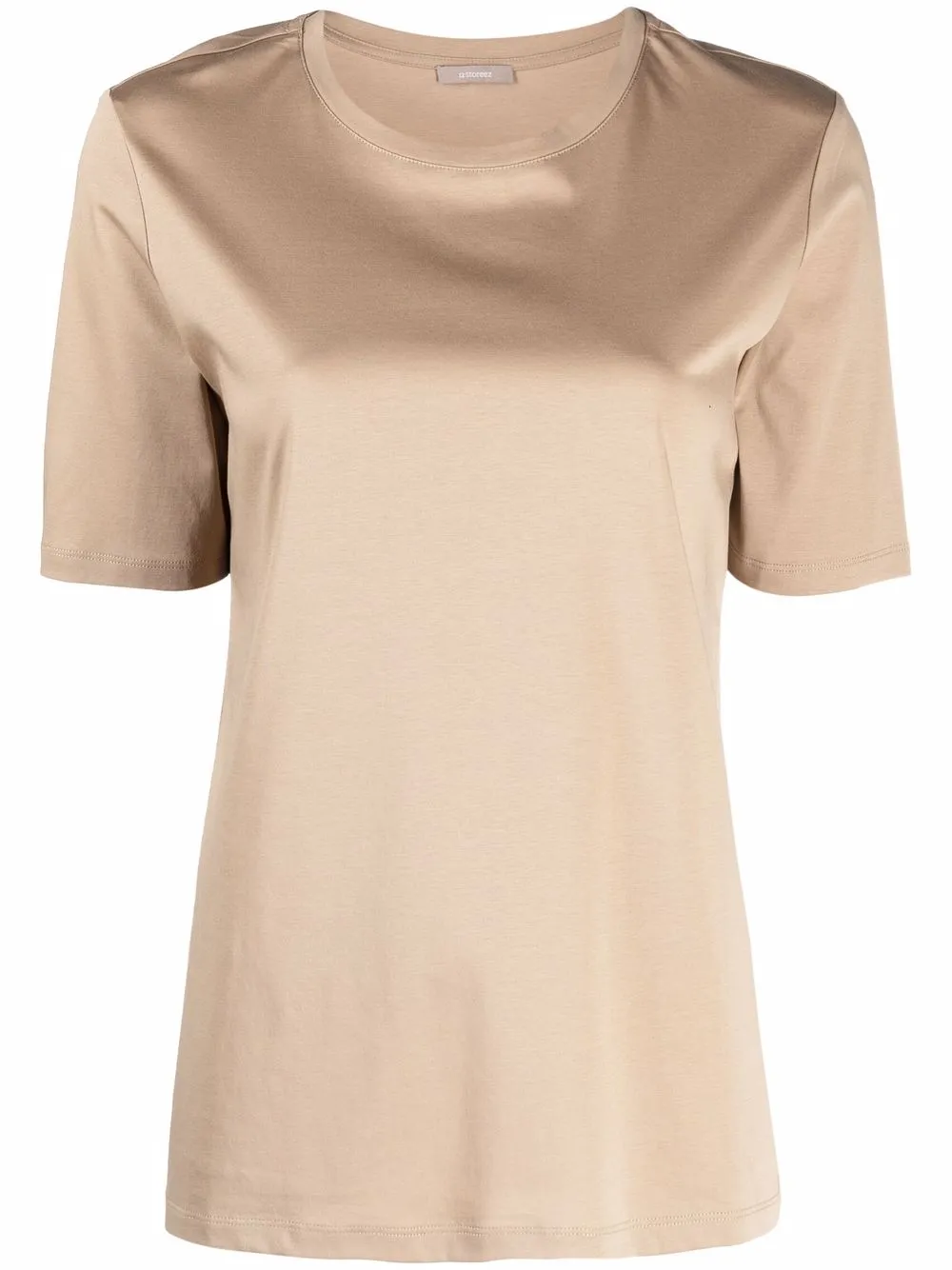 

12 STOREEZ playera con cuello redondo - Neutro