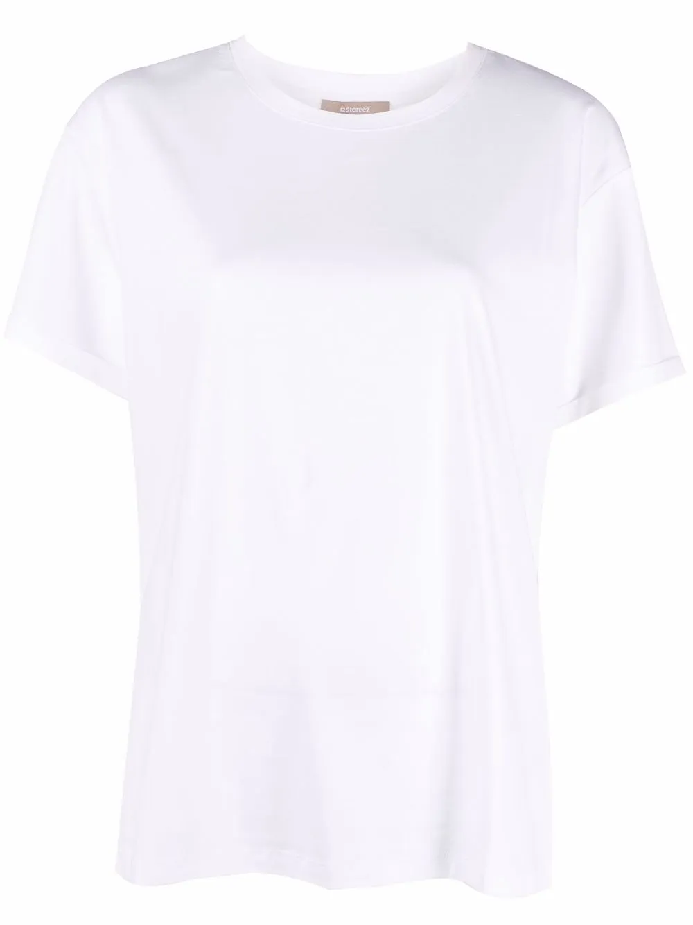 

12 STOREEZ playera con cuello redondo - Blanco