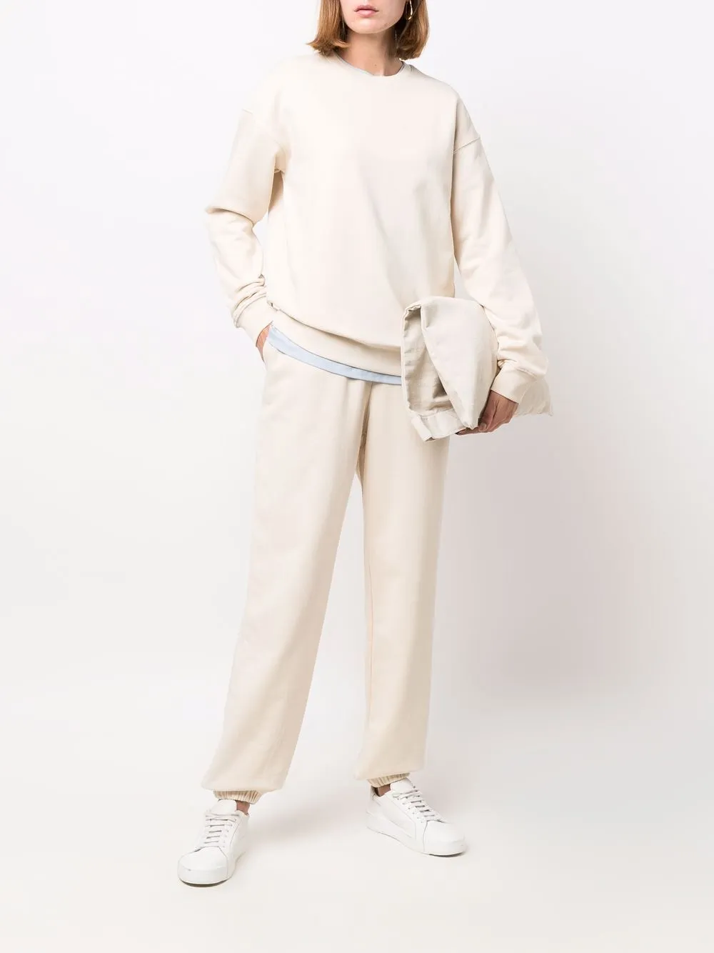 12 STOREEZ High waist trainingsbroek - Beige