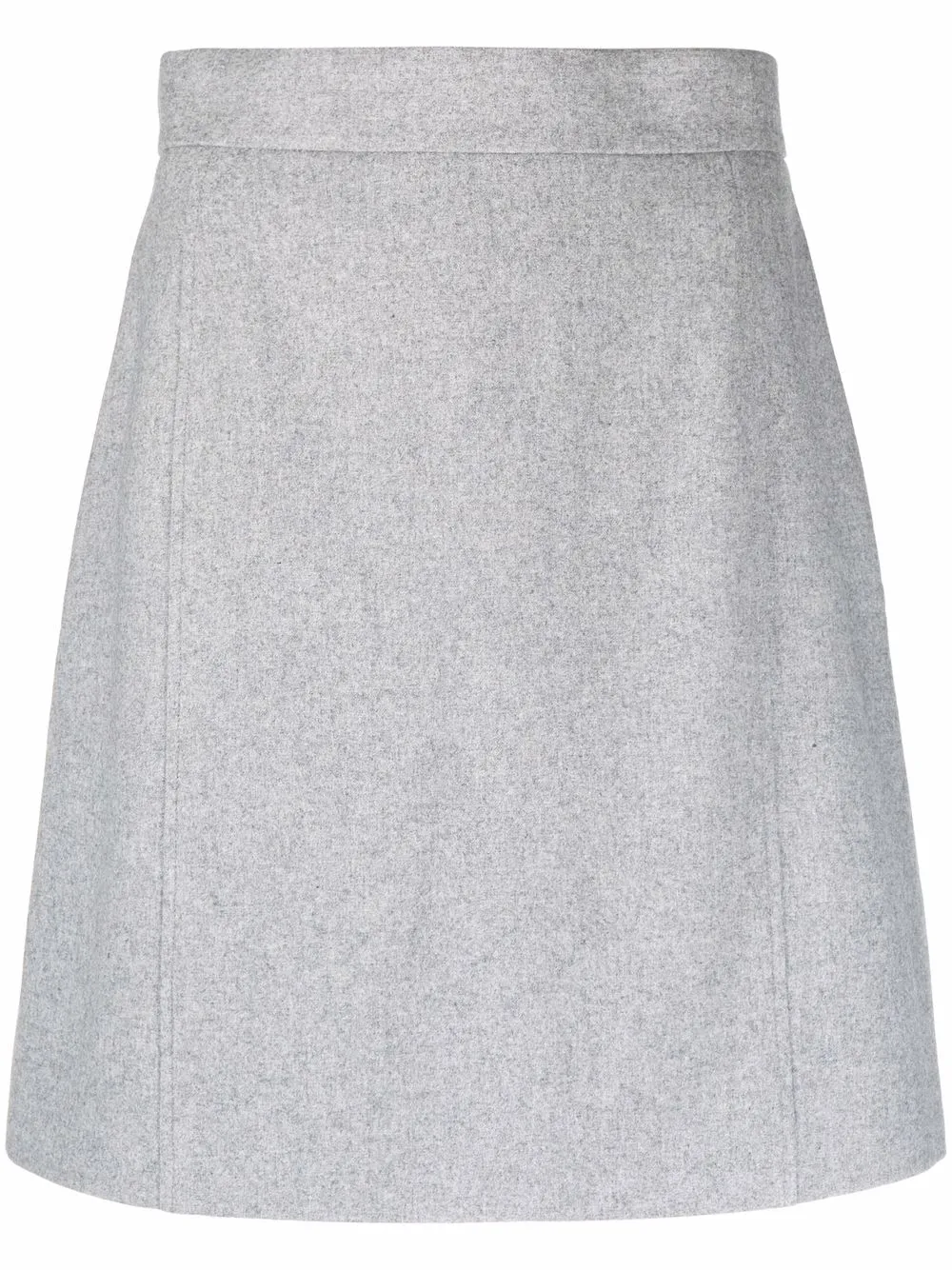 

12 STOREEZ falda con cintura alta - Gris