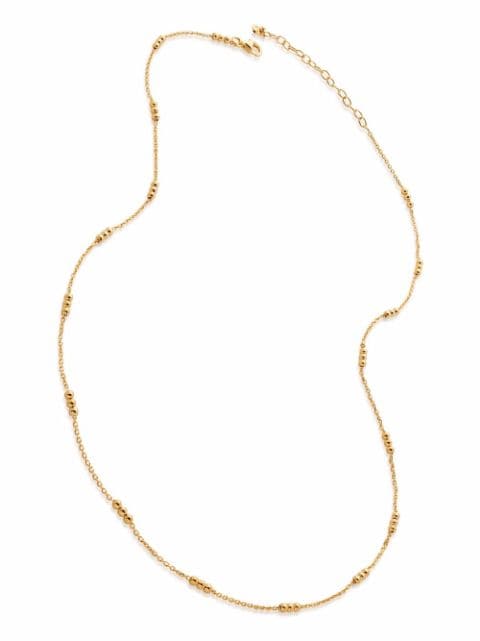 Monica Vinader triple beaded 18-20" chain necklace 