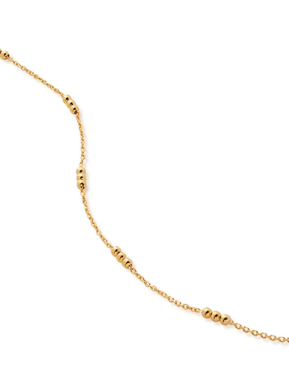 Monica Vinader triple beaded 18-20" chain necklace | Image 2