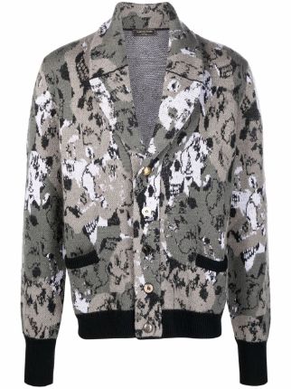 Gabriele Pasini intarsia-knit button-up Cardigan - Farfetch