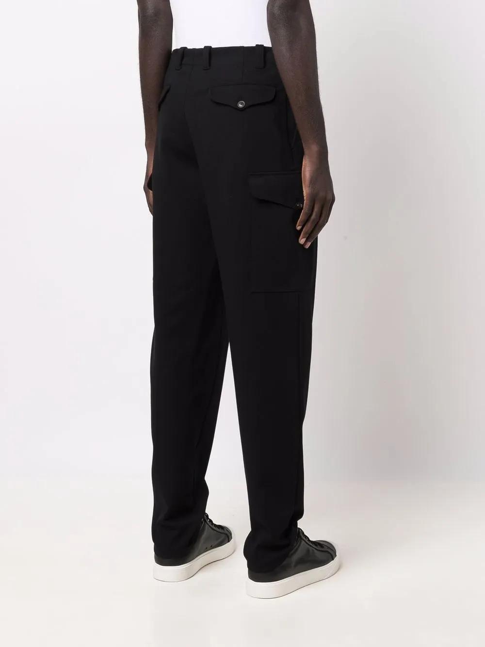 фото Emporio armani зауженные брюки средней посадки