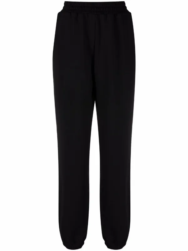 Farfetch Abbigliamento Pantaloni e jeans Pantaloni Pantaloni a vita alta Nero Pantaloni sportivi a vita alta 