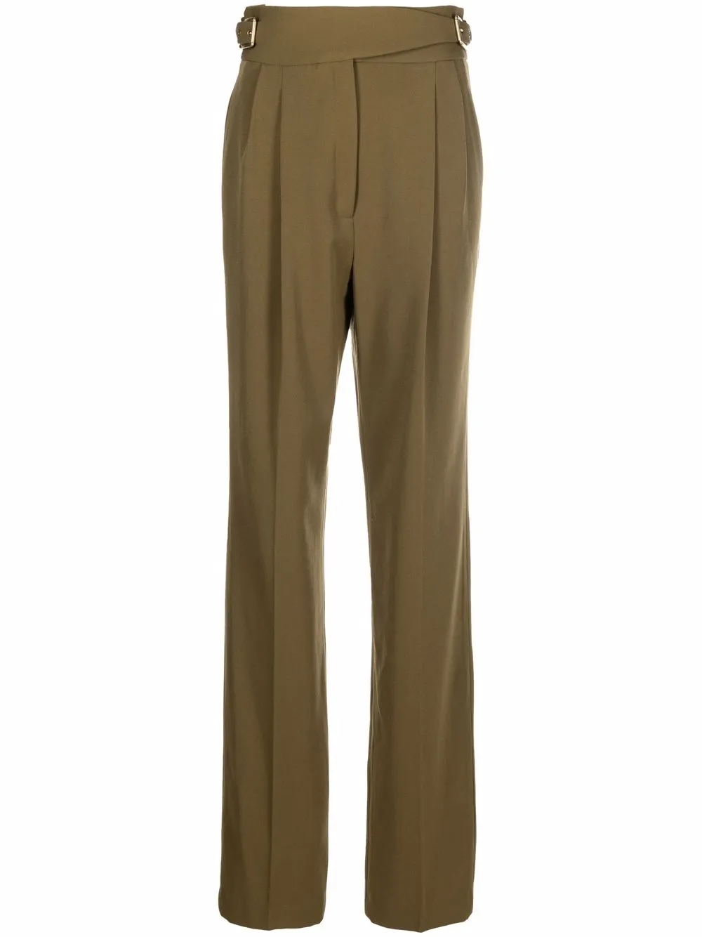 

Michael Kors Collection pantalones con hebilla lateral - Verde