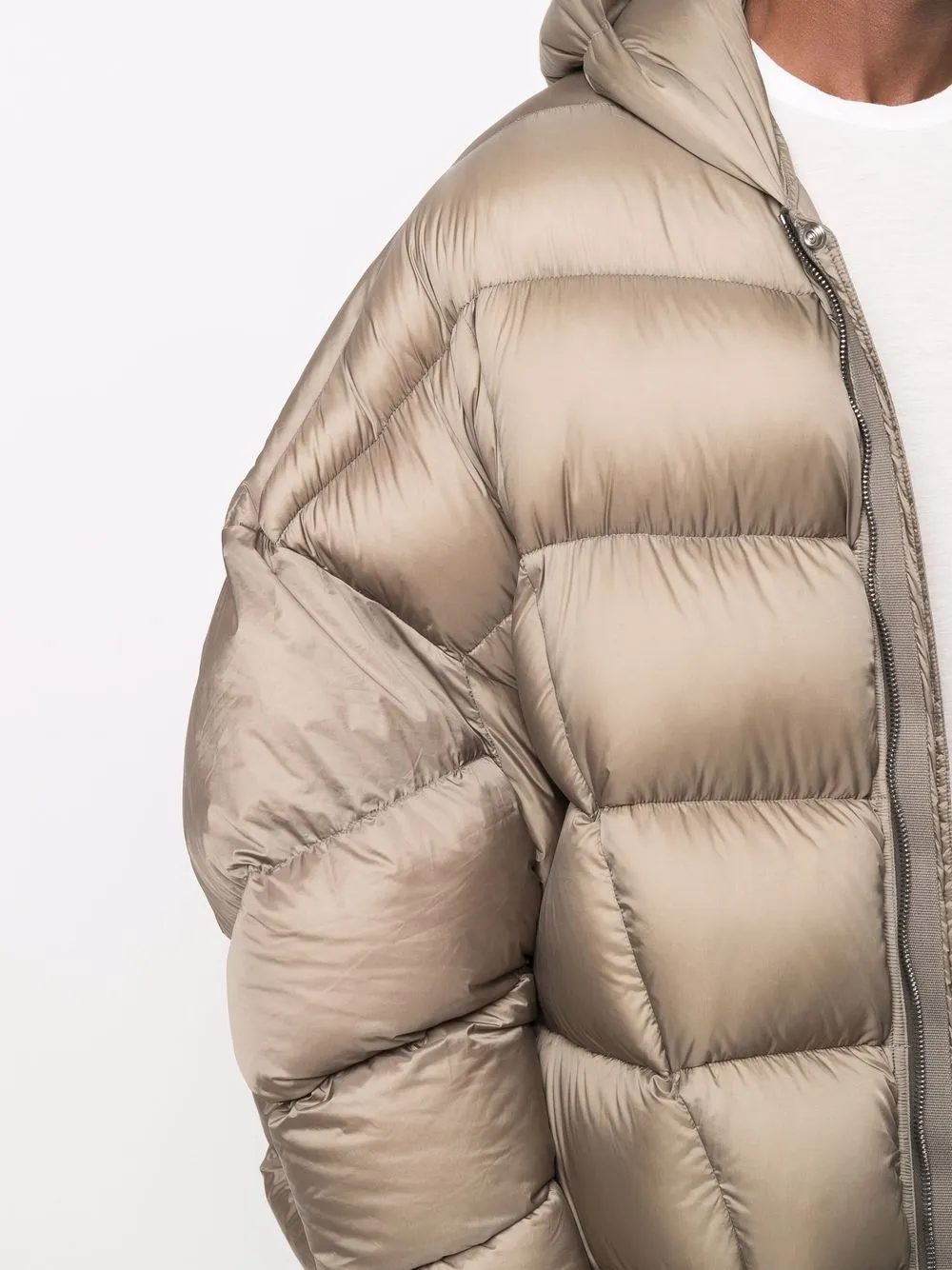 фото Rick owens пуховик с капюшоном